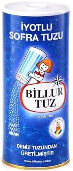 Billur Tuz İyotlu Sofra Tuzu, Deniz Tuzundan Üretilmiş, 125 gr, Tuzluklu Karton Piknik Boy, 12'li Paket - Görsel 3