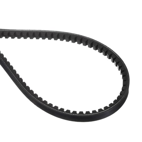 uxcell BX28 EPDM V-Belt, Raw Edge Cogged Industrial Rubber V Belt 0.67" Width x 28" Inside Circumference