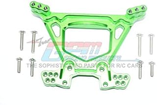 Traxxas Rustler 4X4 VXL (67076-4) / Hoss 4X4 VXL (90076-4) Upgrade Parts Aluminum Rear Shock Tower - 1Pc Set Green