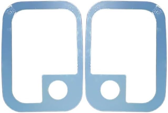 Technical Precision Replacement for Peterbilt 389 Year 2011 304 Stainless Steel Door Latch Covers