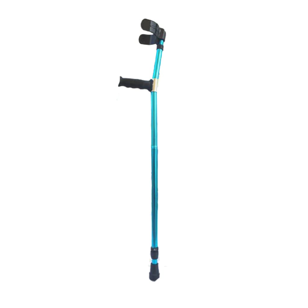 Stampelle Stampelle Pieghevoli Stampelle Regolabili con Comoda Maniglia per Anziani Stampelle per Camminare con disabilità e disabilità fisiche