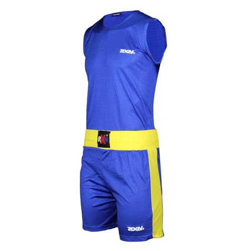 Image of RXN Competition Boxing Wushu Dress - WD-01 Boxing Uniform Short & Vest Set Light Weight Sports Dress Boxing Suit For Men & Women