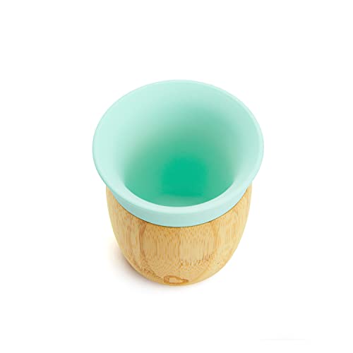 Image of Munchkin Bambou 5Oz Open Training Cup For Babies And Toddlers, Non-Toxic Bamboo And Food-Grade Silicone, 150 ML, Brown