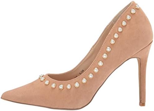Penny Loves Kenny Women's Ozzie Pump, Nude Microsuede, 12 Medium US | Image 7