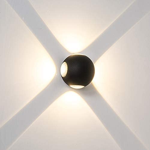 Image of 4Watt Slim fourway Updown Outdoor Waterproof (IP-65) led Elevation Light (Warm-White)