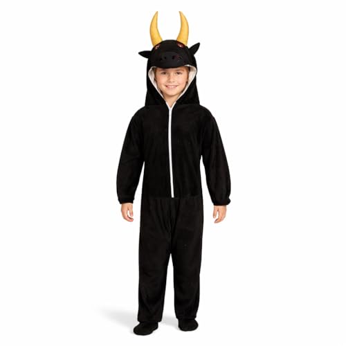 Image of Raj Costume Animal Fancy Dress Costume for Boys & Girls | Hooded Full Body Wildlife Zoo Animal Jumpsuit | Soft Costume for School Function, Fancy Dress, Halloween, Birthday, Cosplay & Role Play