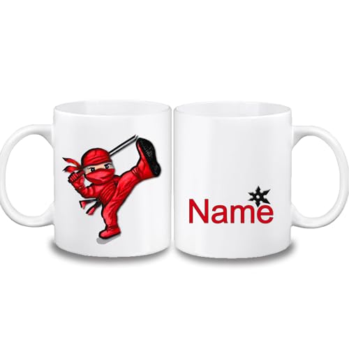 Kinder Tasse mit Name/Farbwahl Tasse + Schriftwahl für Name + Keramik oder...