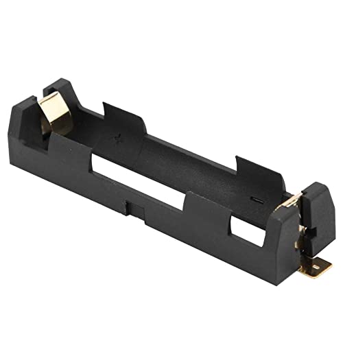 Miniatura 2 de 8 unids 18650 soporte de batería 3.7 V 18650 sola sección resistencia a altas temperaturas caja de contenedor de batería negro caja de