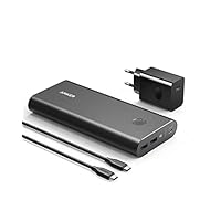 Anker PowerCore+ 26800 PD 45W Power Bank con caricatore PD da 60W Power Delivery Set con batteria...