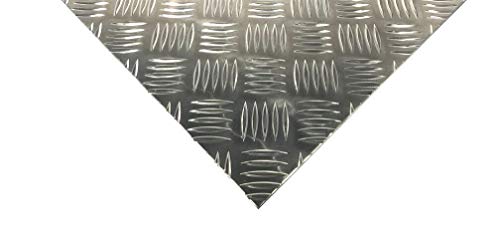 Plaque Inox à larmes Antidérapante format 1x1mètre, Plaque Inox larmée 3/4,5mm