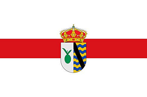 magFlags Bandera Large Municipio de Oliva de Plasencia Extremadura | bandera horizontal | 1.35m² | 90x150cm