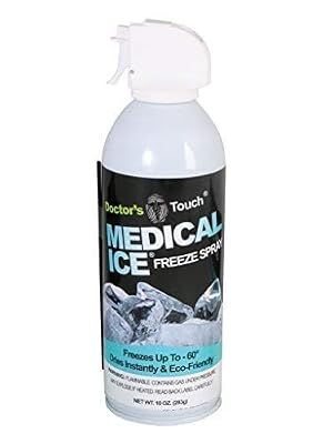Freeze Spray DrsTouch Medical Ice 10 oz Strength Medical Grade 283ml