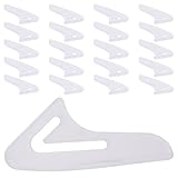 BESTYASH Funda Protectora para Punta de Cuchillo Grande Transparente de Plástico, 100 Unidades, Cubierta Resistente a Rayaduras para Almacenamiento y Seguridad en Cocina Profesional