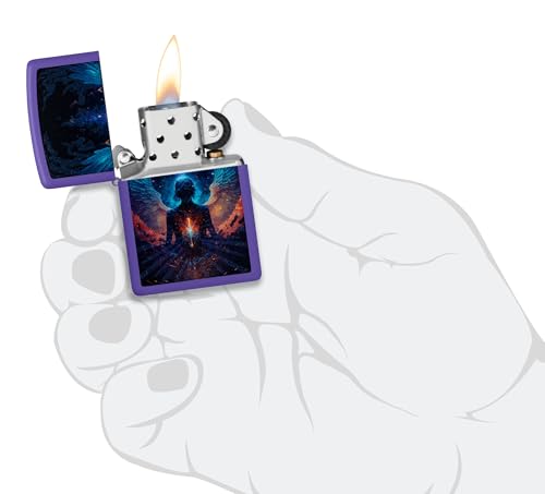 Encendedor Zippo Diseño Ángel Morado Mate miniatura 5