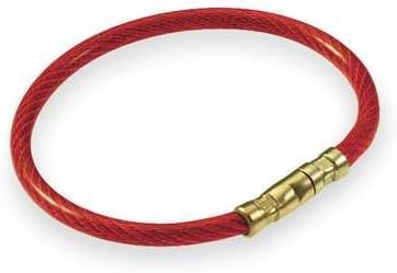 Twisty Key Ring, Blue, PK 5