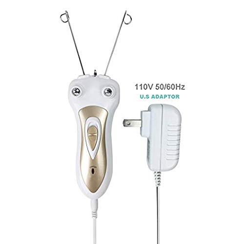Electric Body Facial Hair Remover Pull Surface Device Defeatherer Cotton Thread Epilator Rechargeable Epilator Ladies Shaver