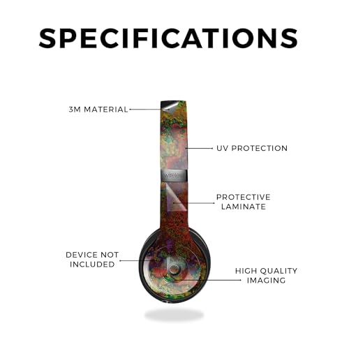 Image of Skin Compatible with Beats Solo 4 - Rust - Premium 3M Vinyl Protective Wrap Decal Cover - Easy to Apply | Crafted in The USA by MightySkins