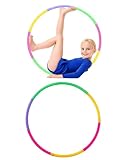 JUKOTA 2 cerceaux pour enfants (52 cm, 85 g), Cerceaux à 7 segments pour enfants de 3 à 12...