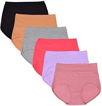 Image of ELEG & STILANCE High Waist Plus Size Tummy Tucker Cotton Panty - Full Coverage Inner Body Shapewear for Women, Stretchable & Comfortable