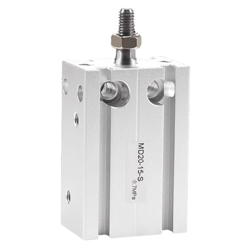 Cylindre magnétique MD20 avec course de 60mm pour un mouvement pneumatique fluide