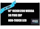New KrystalPix LCD Display FITS- Replacement LCD for LG 14ZB90Q-G.AAC6U1 14' WUXGA FHD+ 1920x1200 Display LCD LED Screen Non-Touch 30 pins Panel New