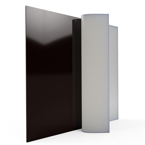 Acrylglas zuschnitt nach mass platte platten politur hpl platten 3mm Farben Glasklar und Größe Wählbar (Wenge)