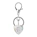 DdA8yonH Porte-clés Porte-clés Love Never Fails 1 Cor. 13: 8 Bible Citation Porte-clés Classique Quete Verre Pendentifs Bijoux