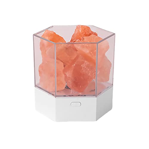 Natural Rose Salt Lamp For Warm, Cozy Light - Perfect As A Gift Or Home Decor Accent #TOP3