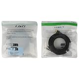 J&D Kabel Audio Stereo 2x RCA Męski/Męski, 6 Metrów, Pozłacane Wtyki Miedziane, Kabel Chinch do Kina Domowego, Wzmacniacza, Telewizora, Systemów Hi-Fi i Głośników