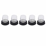 Be-Tool 5 Packs Circuit Breaker Waterproof Dust Cover Flat Head Cap for 98 Series (Silver)