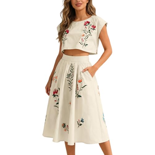 Conjunto étnico de dos piezas inspirado en los viajes y la libertad boho