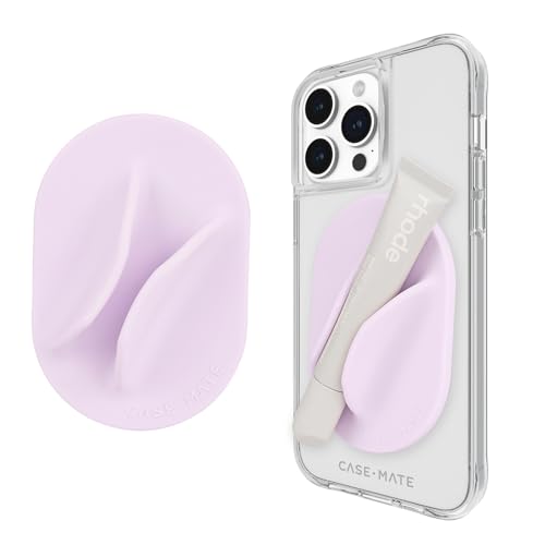 Case-Mate Glossy Magnetic Lip Gloss Holder [Detachable MagSafe Lipstick Holder] Fits Most Lip Gloss and Lipstick Brands - Snap On Phone Accessory for 17 Pro max/16 Pro Max/15/14/13/Pixel 10 - Stardust