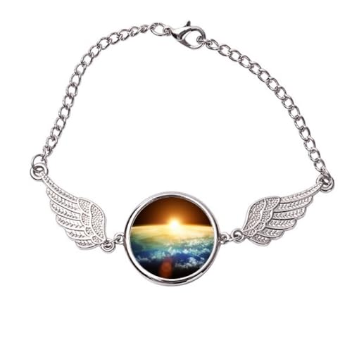 Bracelet ailes d'ange en métal taille M un cadeau symbolique idéal