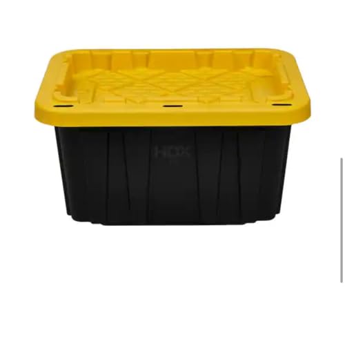 HDX 27 Gal Storage Tote 4-Pack