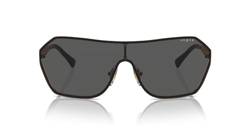 Vogue Eyewear VO4302S Sunglasses, Rose Gold/Dark Grey, 41 mm