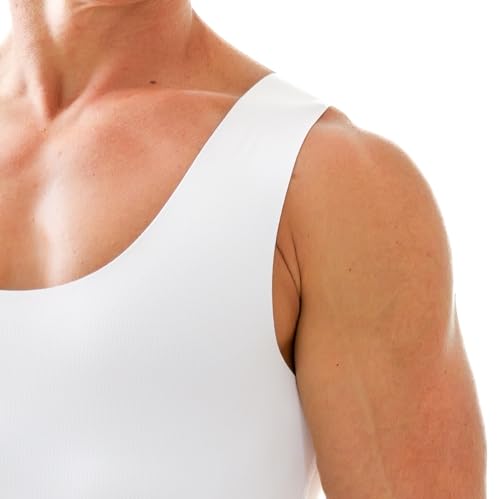 Esteem Apparel Mens Compression Shirt for Chest and Body Shaper Belly Slimming Shapewear Undershirt Tank Top for Men4