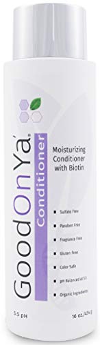 Moisturizing Conditioner With Biotin for Hair Growth - Deep Conditioner for Dry & Itchy Scalp - Volumizing Hair Loss Conditioner - Safe for Color Treated Hair - With Aloe Vera and Manuka Honey (16 oz)