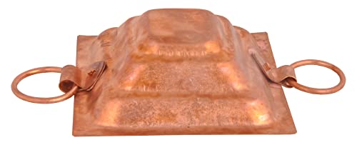 Image of SHIV SHAKTI ARTS Copper hawan Kund | Yagya Kund | Poojan Home - Temple, Ritual Pooja Pourpose, Indian Cultural Religious Item, (NO 6)