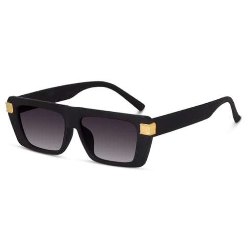 Image of Dervin UV Protection Rectangular Sunglasses for Men and Women