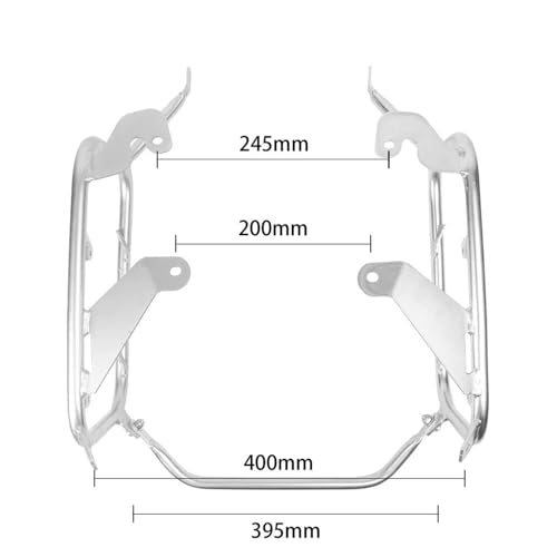 Kit support de boîte moto NC750X arrière et latéral - 7