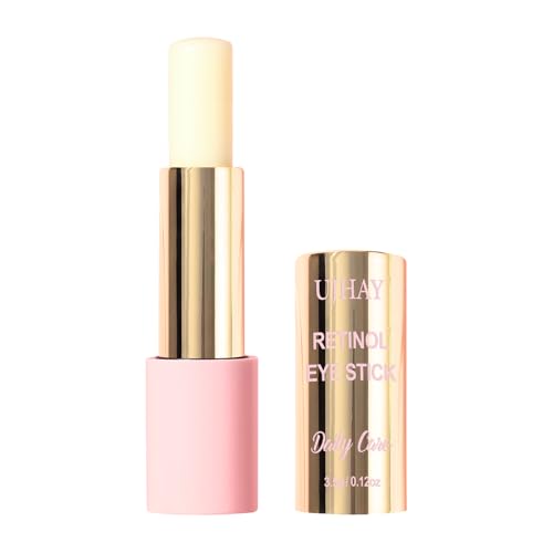 Anti-Aging Retinol Eye Stick - Dark Circle Corrector & Puffiness Reducer, All-in-One Eye Balm for Wrinkles & Under-Eye Bags, Infused with Caffeine, Vitamin C & Niacinamide, Hydrating & Firming