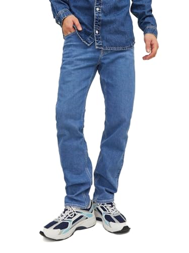 JACK & JONES Jjimike Jjoriiginal Am 385 Noos Jeans, Blu Denim, 34W x 32L Uomo