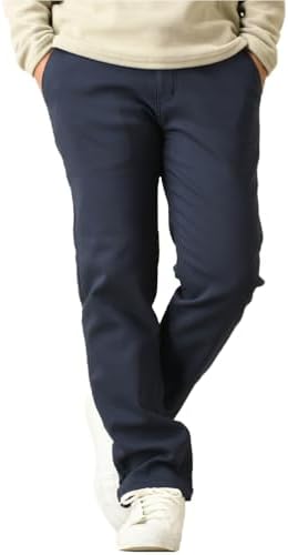 （22:30時点） [LIMITED SELECT] リミテッドセレクト 選べる股下 裏フリース ストレッチ ゴルフパンツ メンズ 暖かい 防寒 パンツ 冬 ズボン RQ1417 L B3 ネイビー(股下72)