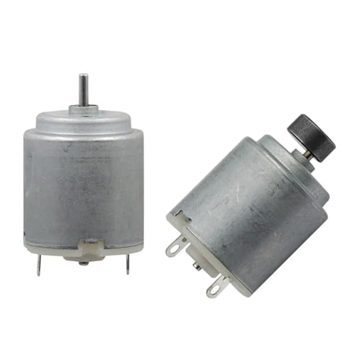 TJGOPKUJ 260 Mini Motor DC 3-12V Electric Motor Machinery Tools High Speed Carbon Brush Motor(A)