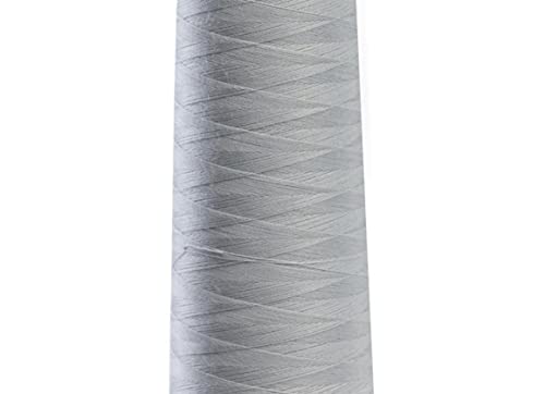 Madeira Poly Lite Grey 2000YD Serger Thread miniatura 3