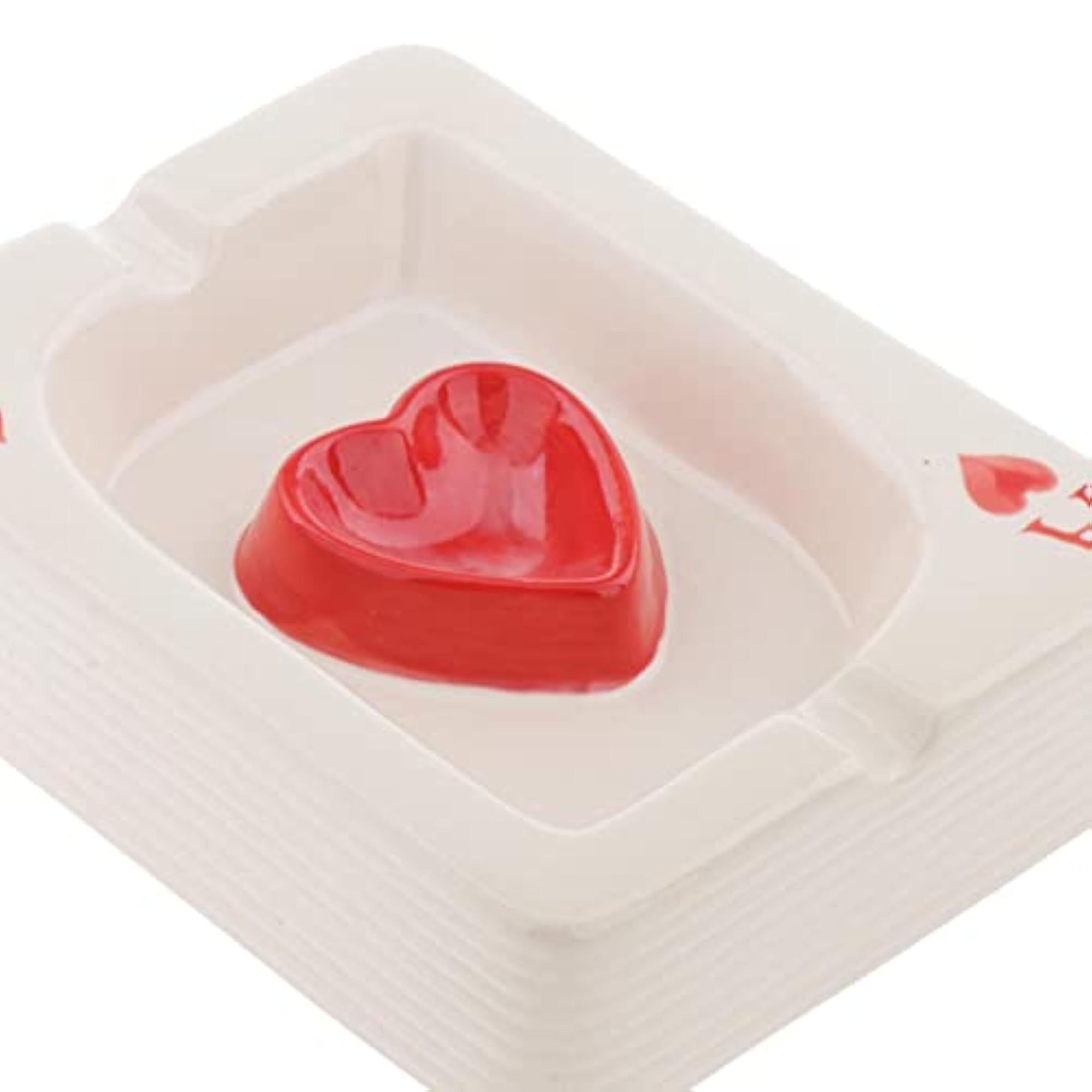 Ceramic Poker Desktop Ashtray Ornament, Modern Craft