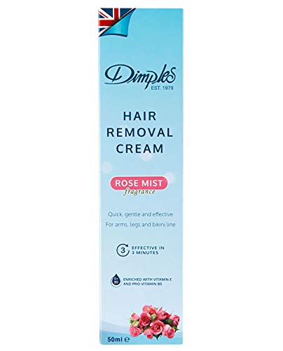 Dimples Hair Removal Cream Rose Mist, 50 ml