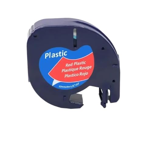 20pcs 12mm x 4m���x���e�[�v���f��91330 91200 91331 91201 12267 18769 18771 for lt-100h lt-100t(20PCS Black on Red)