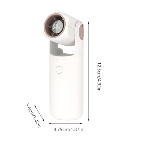 Ventilateur personnel de poche 5 vitesses réglables avec batterie haute autonomie