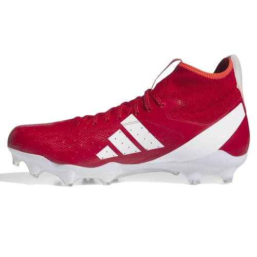 adidas Mens Adizero Impact Football Sneakers Shoes - Red3
